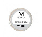 Nagų dizaino gelis MAROCA My art gel white, 5ml